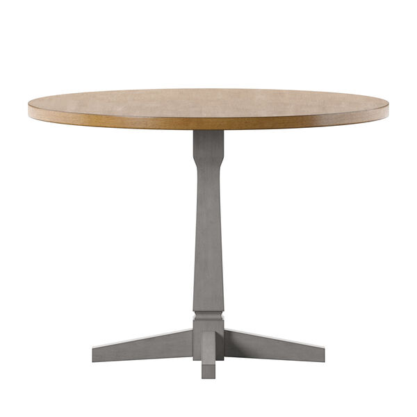 Anna Gray Round Two-Tone Dining Table, image 2